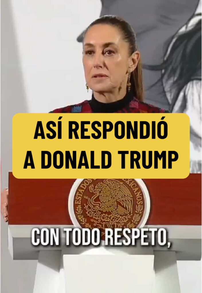 @elhilomx Asi respondio Claudia Sheinbaum a las declaraciones de Donald.image .jpeg
