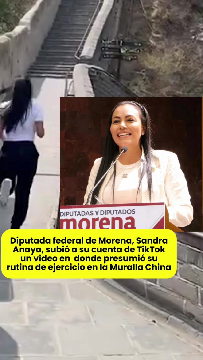 @elhilomx La diputada federal de Morena, Sandra Anaya, subió a su cuenta de TikT… @elhilomx La diputada federal de Morena Sandra Anaya subio a.image .jpeg