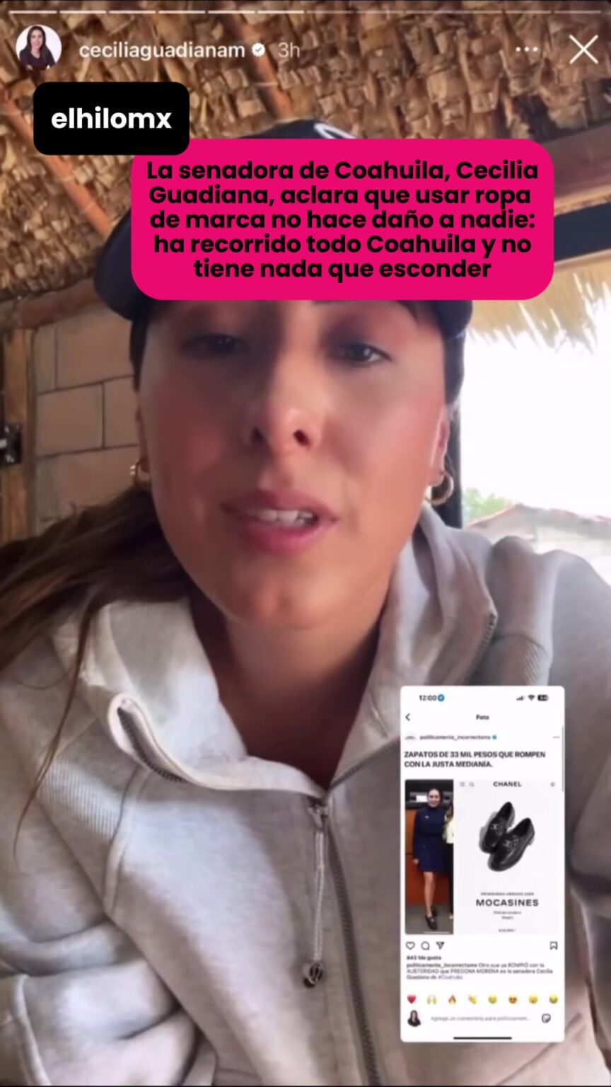 @elhilomx La senadora de Coahuila Cecilia Guadiana aclara que usar.image .jpeg