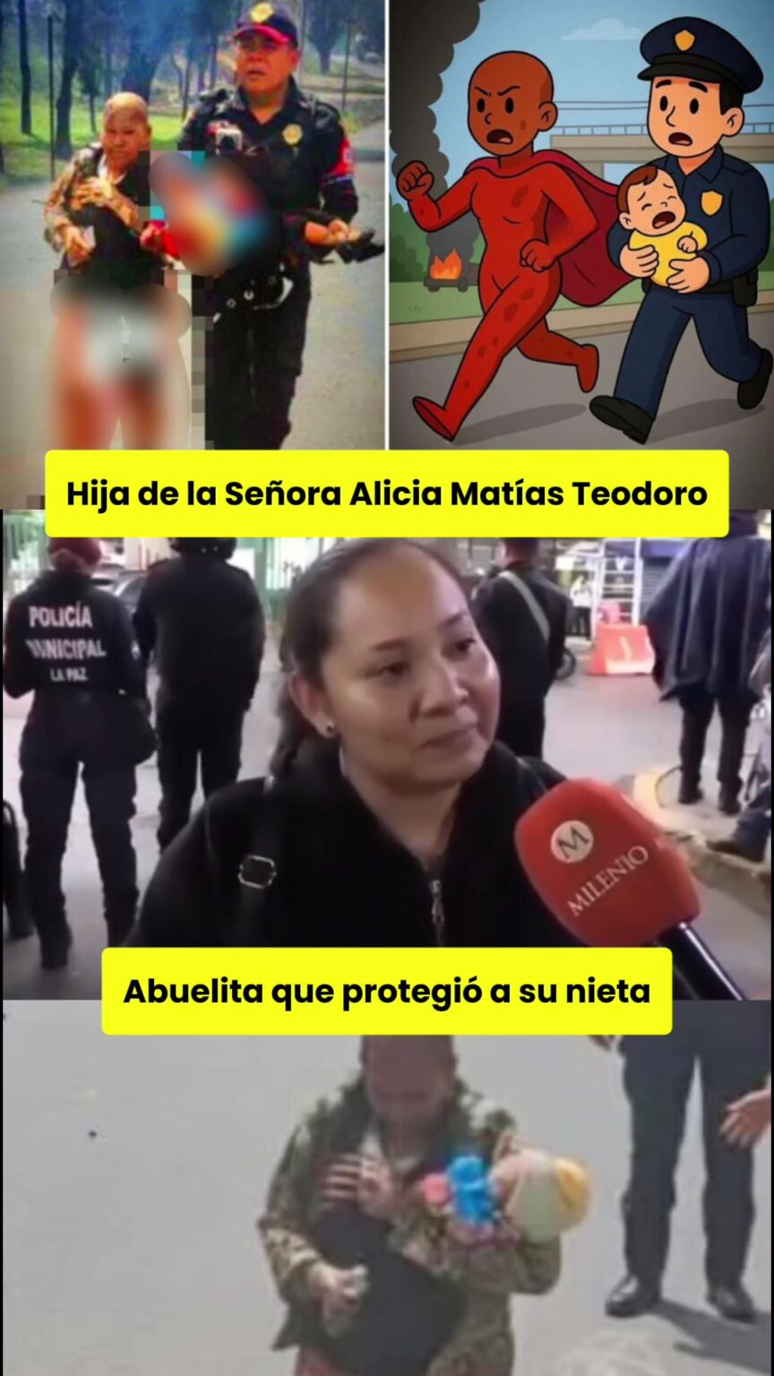 @elhilomx Es la abuelita que protegió a su nieta durante la explosión en el Puen… @elhilomx Es la abuelita que protegio a su nieta durante.image .jpeg