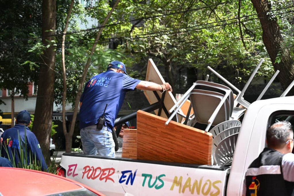 Cuauhtémoc recupera 2,700 metros cuadrados de espacio público