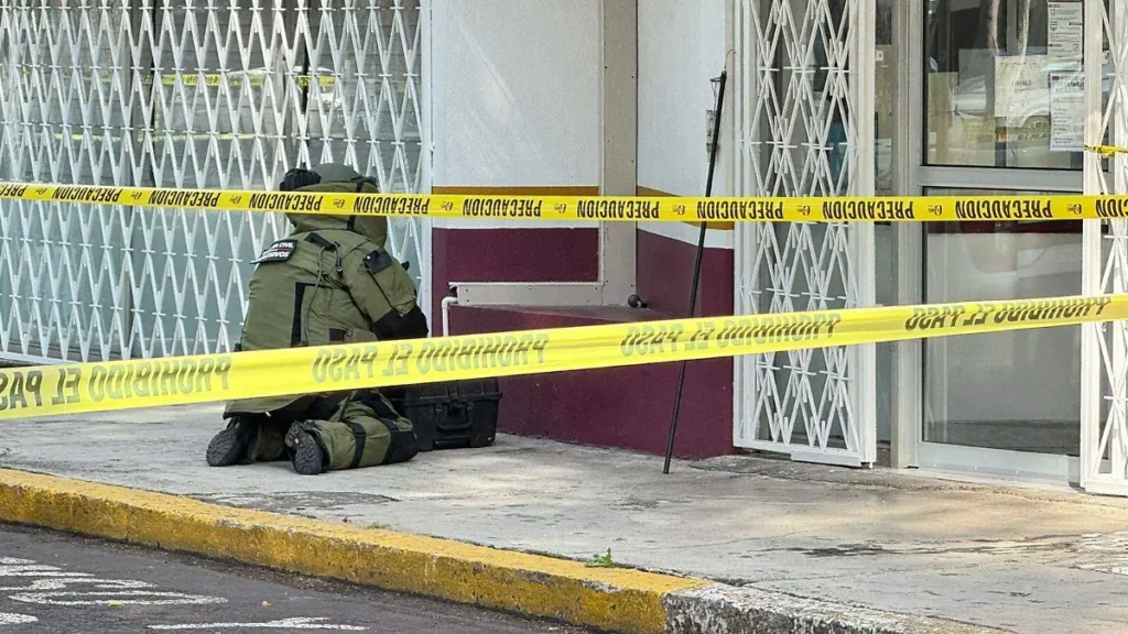 Explosivo descubierto cerca del instituto nacional de migración en morelia