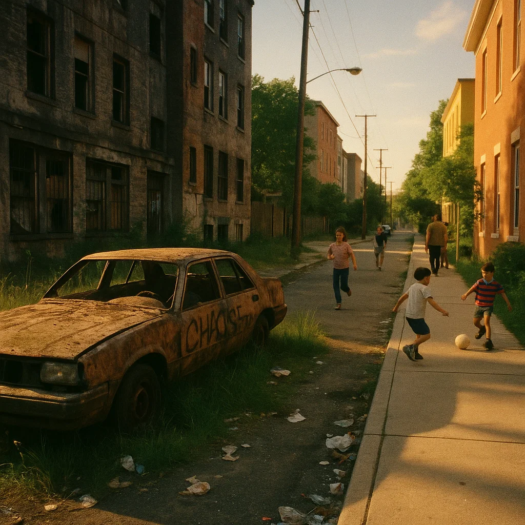 Del experimento del coche abandonado a los métodos de urbanismo y recuperación de espacios para recuperar la seguridad teoria coche abandonado