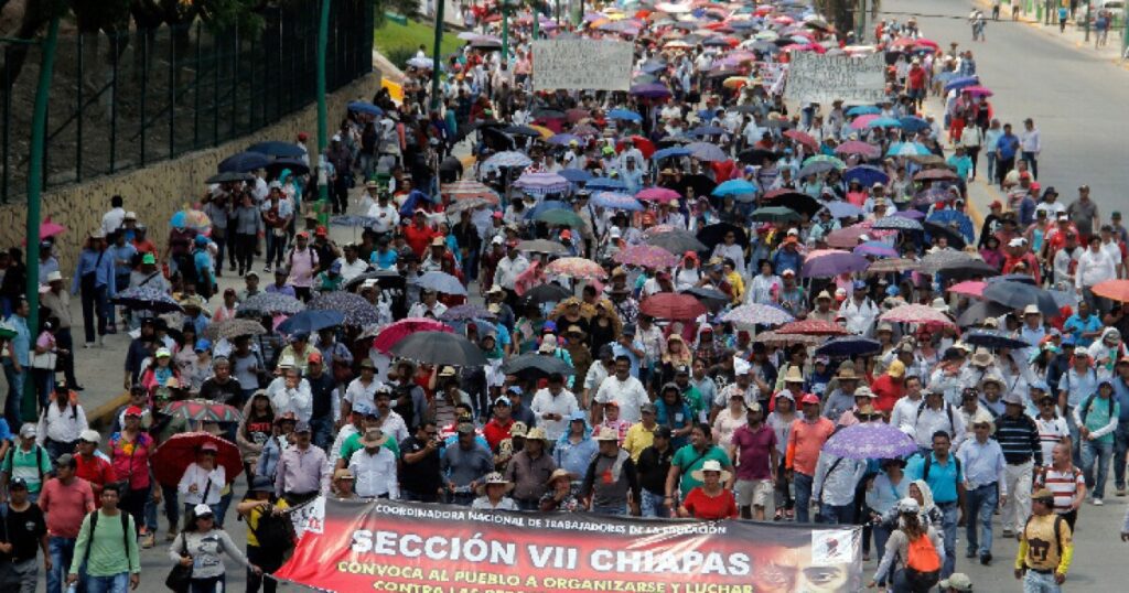 Horarios y ubicaciones de marchas y bloqueos